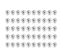 Vcmart Boules de perçage argentées 1.2mm Boules de Remplacement en Acier Inoxydable 3/4 / 5mm pour Barres Labert à lèvres 16G