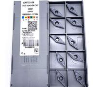 VCMT160404 VCMT160408 SM IC907 908 Outils d'outils internes en carbure d'outils de la lame d'outils VCMT 160408 Insertion de tournage(VCMT160404 SM IC908)