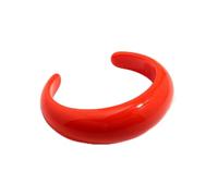 VCODWCSJO Bracelet jonc bohème en acrylique coloré géométrique à large ouverture pour femme Bracelet irrégulier bohème en résine, Résine, résine.