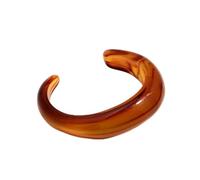 VCODWCSJO Bracelet jonc bohème en acrylique coloré géométrique à large ouverture pour femme Bracelet irrégulier bohème en résine, Résine, résine.