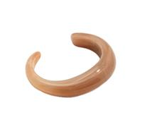 VCODWCSJO Bracelet jonc bohème en acrylique coloré géométrique à large ouverture pour femme Bracelet irrégulier bohème en résine, Résine, résine.