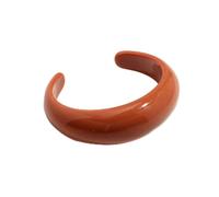 VCODWCSJO Bracelet jonc bohème en acrylique coloré géométrique à large ouverture pour femme Bracelet irrégulier bohème en résine, Résine, résine.