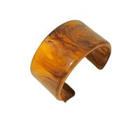 VCODWCSJO Bracelet jonc ouvert tendance en résine acrylique transparente pour femme - Bracelet large coréen géométrique rétro pour filles, Résine, résine.