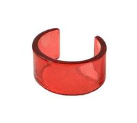 VCODWCSJO Bracelet jonc ouvert tendance en résine acrylique transparente pour femme - Bracelet large coréen géométrique rétro pour filles, Résine, résine.