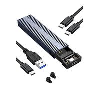 VCOM Boîtier SSD M.2 NVMe, 10gbps USB 3.1 gen 2 Adaptateur SSD M2 USB, Boitier NVMe Externe Aluminium pour M-Key (B+M) 2230/2242/2260/2280, Installation sans Outil (Non Compatible avec M.2 SATA)