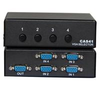 Vcom DD174 Commutateur VGA en métal manuel 4-1 ports 350 MHz