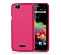 VCOMP® Housse Etui Coque Silicone Gel pour Wiko Rainbow 4G - Rose
