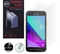 VCOMP® Lot 3 Films Verre Trempé de Protection d'écran pour Samsung Galaxy Xcover 4 SM-G390F - Transparent