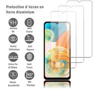 VCOMP® Pour Samsung Galaxy A23 5G 6.6"": Pack de 3 Films Protection d'écran en verre d'aluminium super résistant 9H
