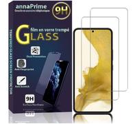 VCOMP® Pour Samsung Galaxy S22 5G 6.1"": Lot - Pack de 2 Films de protection écran Verre Trempé