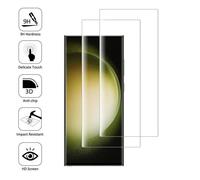 VCOMP® Pour Samsung Galaxy S23 Ultra 6.8"": Lot- pack de 2 Films Protection écran VERRE Trempé Bord Incurvé Resistant - Transparent