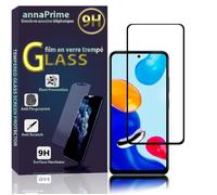 VCOMP® Pour Xiaomi Redmi Note 11- Note 11S 6.43"": 1 Film de protection d'écran Verre Trempé Plein écran de Couleur - NOIR