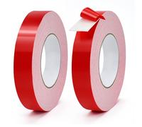 VCRANONR 2PCS Ruban Adhésif Double Face Extra Forte 2.5cm*10m Ruban de Mousse Ruban de Montage Scotch Double Face Extra Fort Colle Double Face pour Mur et Bandes LED, Voiture, Salon