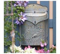 VCSZYAFX Boîte aux Lettres Rustique rétro for la Maison et Le Bureau, boîte aux Lettres extérieure en métal for Stocker des Messages et Laisser Un Message, décorer pour Courrier
