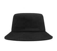 VCSZYAFX Chapeau de pêcheur en Laine for Hommes, Grande tête, Casquette d'hiver, Grande Taille, Chapeau Seau en Feutre, 56-60cm 60-65cm pour Femmes Et Hommes(Black,56-60cm)