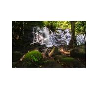 VCSZYAFX Fond d'aquarium Autocollant de Fond d'aquarium, Affiche décoration ruisseau Montagne, Papier Peint Autocollant(40x80cm)