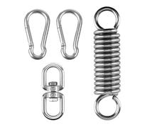 VCSZYAFX Kit de Suspension for hamac 4 en 1, matériel à Ressort pivotant, Crochet Robuste pour Chaise Suspendue, Balançoires