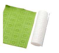 VCSZYAFX Moule à Rouleau en Argile polymère, Texture sans Couture, Arbre de noël, Pain d'épices, étoile, Boucles d'oreilles créatives, Bricolage pour la Fabrication Artisanale(Color04)