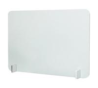 VCSZYAFX Panneau de séparation Bureau en PVC, 2 pièces, cloison Table Portable for Bureaux, Cantine, comptoir, Bouclier confidentialité, éternuement