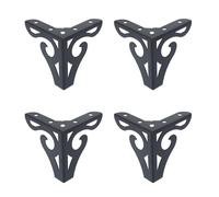 VCSZYAFX Pieds d'armoire en Fer, 8 pièces, Support de Meubles Table Basse, Triangle à thé pour Armoire, canapé, Table