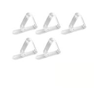 VCSZYAFX Pince à Nappe d'extérieur, Clips fermes de Table, Boucle Fixation en Plastique, décor Maison(Transparent 5pcs)