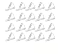 VCSZYAFX Pince à Nappe d'extérieur, Clips fermes de Table, Boucle Fixation en Plastique, décor Maison(Transparent 20pcs)