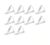 VCSZYAFX Pince à Nappe d'extérieur, Clips fermes de Table, Boucle Fixation en Plastique, décor Maison(Transparent 10pcs)