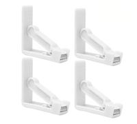 VCSZYAFX Pinces à Nappe en Plastique, 4 pièces, Support de Fixation Transparent antidérapant, Pince décorative, Pinces for Couverture Table
