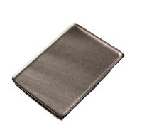 VCSZYAFX Plateau Carré Vintage En Acier Inoxydable À Bords Arrondis, Assiette Dîner, Dessert, Steak, Décoratif(30x20cm)