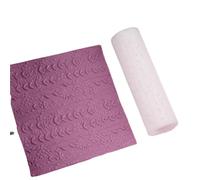 VCSZYAFX Rouleau de Texture Florale et Feuille, for Argile polymère Plastique, Outil Fabrication Boucles d'oreilles avec Motif sans Couture, Artisanat pour la Fabrication Artisanale(Color 1)