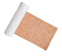 VCSZYAFX Rouleau de Texture sans Couture en Argile polymère, 4 pièces, for Bricolage, décoration créative, Boucles d'oreilles, Broches, pendentifs, poterie pour la Fabrication Artisanale