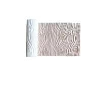 VCSZYAFX Rouleaux de Texture sans Couture en Argile polymère, Boucles d'oreilles, coupeur texturé à Rayures zébrées pour la Fabrication Artisanale