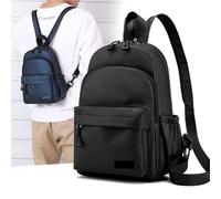 VCSZYAFX Sac à dos tendance for homme, mini sac multifonctionnel doux au toucher, bandoulière for, portefeuille for, de voyage(Khaki)