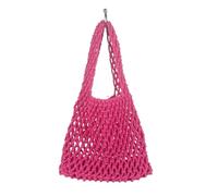 VCSZYAFX Sac à main en corde de coton tissé, sac de plage décontracté creux Pour Le Shopping(Color3)