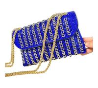 VCSZYAFX Sac BandoulièRe ChaîNe Sac à bandoulière de luxe for femme, portefeuille, sac de fête portable, sac à bandoulière charmant avec chaîne Pour Mariages, Cocktails, CéRéMonies(Color3)