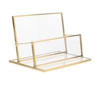 VCSZYAFX Support d'affichage de cartes, Base d'affaires bureau, étui élégant for visite, for l'organisation du et la maison, Table transparente Pour exposition, salon, réception, bureau