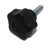 VCT.40 P-M8X35 Molette Ø: 40mm Filetage ext: M8 35mm H: 27mm Enjoliveur: noir EL