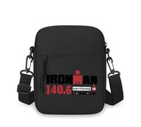 VCUUIK Sac bandoulière décontracté Ironman distance tout ce qui est possible Hommes Femmes à une épaule Impression caricature unisexe, sangle ajustable de voyage, sac à main léger