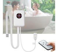 VCYEX Baignoire Gonflable Chauffe-Chauffage pour Piscine 1200W， Contrôle Intelligent De La Température (30-43 °C) avec Protection Contre La Surchauffe pour Une Eau Chaude Constante