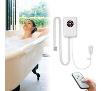 VCYEX Baignoire Gonflable Thermoplongeur-Baignoire Chauffage pour Piscine1200W，Contrôle Intelligent De La Température (30-43 °C) ，Séparation Eau Et Électricité，pour Une Eau Chaude Constante