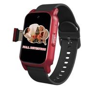 VCYEX Bracelet Alarme Personne Agee Dispositifs D'alerte De Chute pour Personnes Âgées Montre Connectée Senior Personne Âgée Bouton SOS + Appel Vidéo HD pour AlzheimerRed,1.25 * 0.57 * 2.22inch