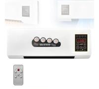 VCYEX Clim Mural 2-en-1 sans Conduit, Système De Climatisation Et De Chauffage, Climatiseur sans Evacuation pour Utilisation Intérieure dans La Chambre Ou Le Garage White,55 * 24 * 12cm