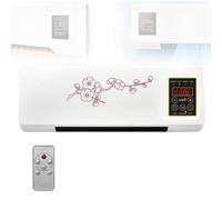 VCYEX Clim Mural 2-en-1 sans Conduit, Système De Climatisation Et De Chauffage, Climatiseur sans Evacuation pour Utilisation Intérieure dans La Chambre Ou Le Garage White Red,55 * 24 * 12cm