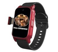 VCYEX Dispositifs D'alerte De Chute pour Personnes Âgées Montre Connectée Senior Personne Âgée Bouton SOS Appel Vidéo HD pour Alzheimer Et DémenceRed,1.25 * 0.57 * 2.22inch