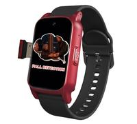 VCYEX Dispositifs D'alerte De Chute pour Personnes Âgées Montre Connectée Senior Personne Âgée Bouton SOS + Appel Vidéo HD pour AlzheimerRed,1.25 * 0.57 * 2.22inch