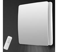 Vcyex Extracteur D'air Silencieux Avec Télécommande Et Clapet Anti-retour Ventilation Salle De Bain Extracteur D'air Ventilateurs De Salle De Bain Muraux Pour Douche Salle De Bain Bureau Maison,4in