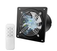 VCYEX Extracteur D'air- Ventilation Extracteur Dair Avec Minuterie, Télécommande Et Clapet Anti-retour ，Extracteur D'air Mural Salle De Bain，Pour Salles De Bains, Cuisines, Sous-sols