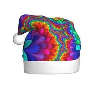 VCzsdff 1 bandeau de Noël unisexe pour adulte avec impression couleur vive, décoration d'arbre de Noël, bonhomme de neige, Père Noël