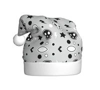 VCzsdff 1 bandeau de Noël unisexe pour adulte, motif tête de mort et étoiles, décoration d'arbre de Noël, bonhomme de neige, Père Noël