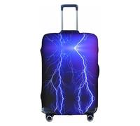 VCzsdff Blue Night Sky Housse de protection lavable anti-rayures pour valise de 45,7 à 81,3 cm, blanc, L